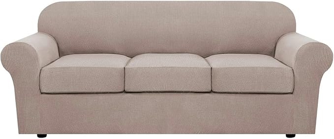 H.VERSAILTEX 4 Piece Stretch Sofa Covers by HVERSAILTEX