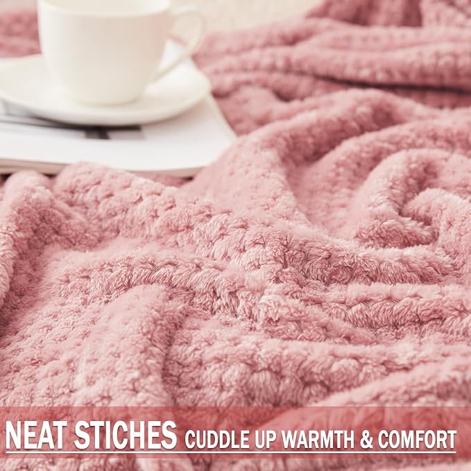 Exclusivo Mezcla Fleece Bed Blanket Queen Size, Super Soft and Warm Blankets - Image 8