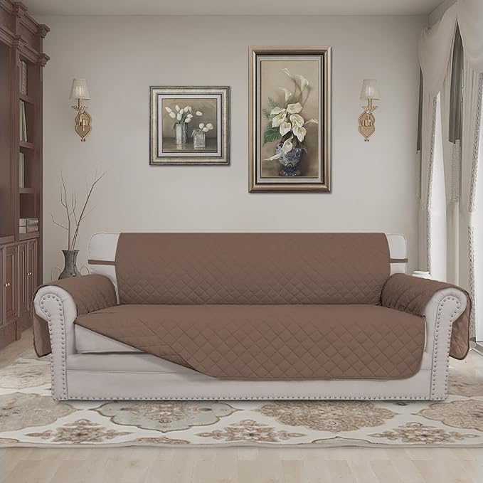 Easy-Going 4 Seater Sofa Slipcover Reversible Sofa Cover Water Resistant Couch - Image 2