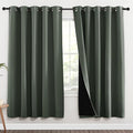 NICETOWN 100% Blackout Window Curtain Panels, Full Light Blocking Drapes by NICETOWN