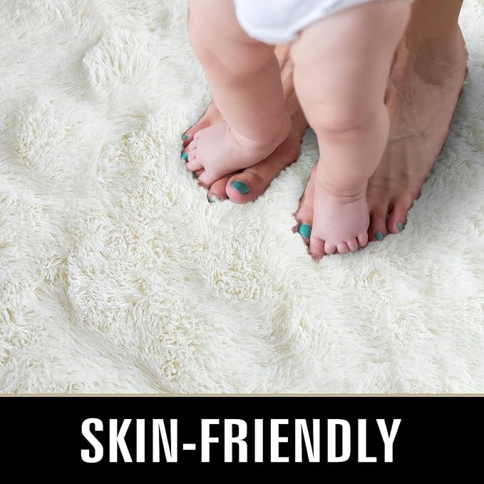 TWINNIS Super Soft Shaggy Rugs Fluffy Carpets 5x7 Feet, Indoor Modern Plush - Image 3