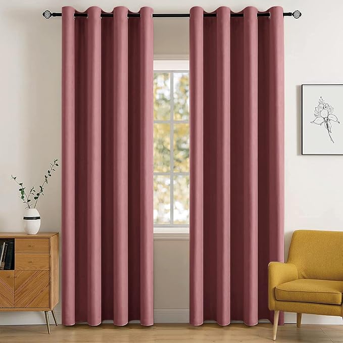 MIULEE Blackout Curtains for Bedroom Living Room Thermal Insulated Room by MIULEE