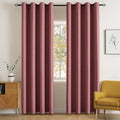 MIULEE Blackout Room Darkening Curtains Thermal Insulated Drapes Solid Window by MIULEE