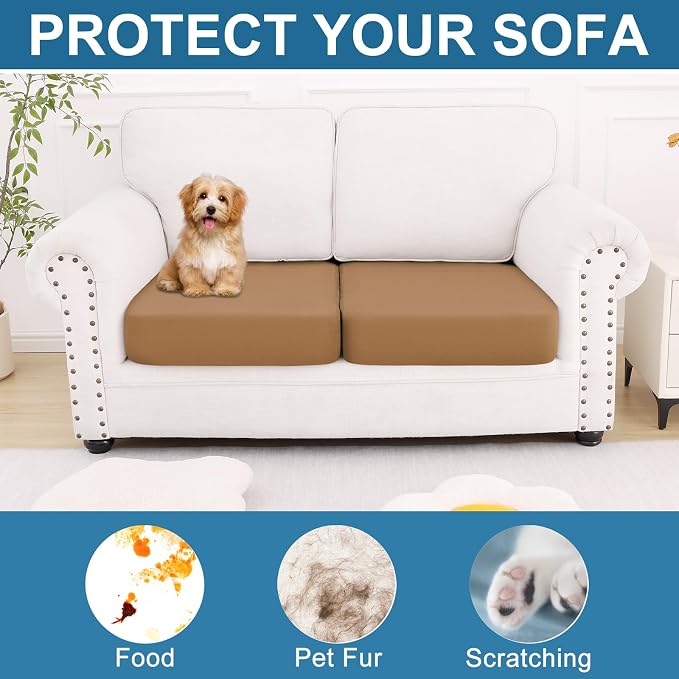 Smiry Printed Couch Cushion Covers, Stretch Soft Couch Covers - Image 7