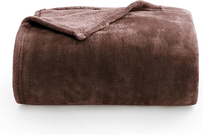 BEDELITE Fleece Blanket Brown Full Blankets - Image 7