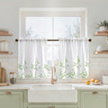HOMEIDEAS Kitchen Curtains, Short Non-See-Through Privacy 30X24 Inch Length by HOMEIDEAS