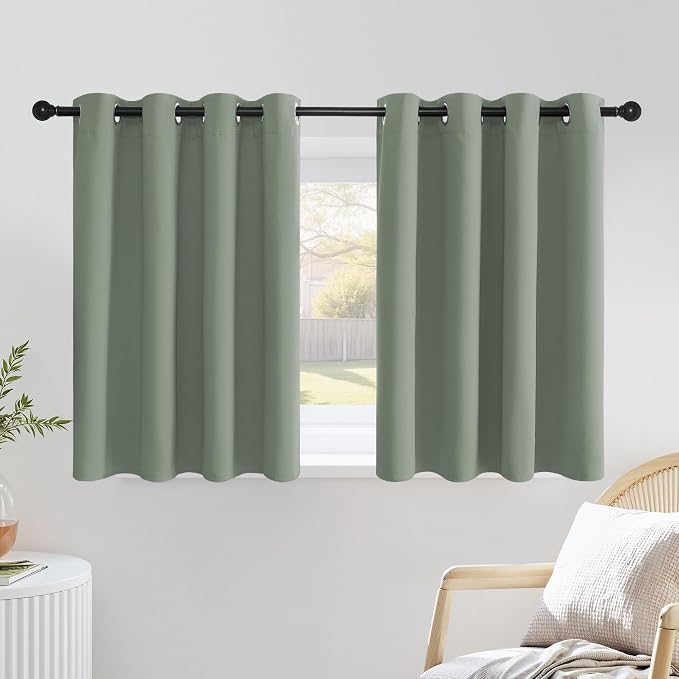 NICETOWN Blackout Sage Green Curtains by NICETOWN