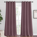 NICETOWN Dry Rose Blackout Curtains 90" Long by NICETOWN