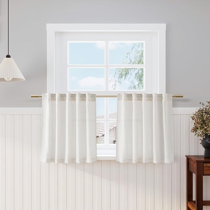 Nanspring Linen Natural Curtains by Nanspring