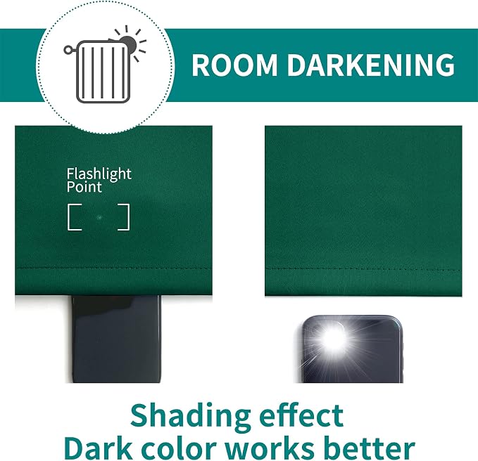 BGment Green Blackout Curtains for Bedroom - Image 5