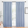 NICETOWN Window Curtains Blackout Drapes, Vintage Blue, 1 Pair, 52 by 84-Inch by NICETOWN