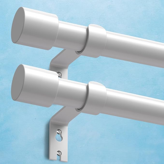 IFELS 2 Pack Heavy Duty Curtain Rods by IFELS