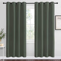 NICETOWN Dark Mallard Blackout Curtain Panel Grommet by NICETOWN