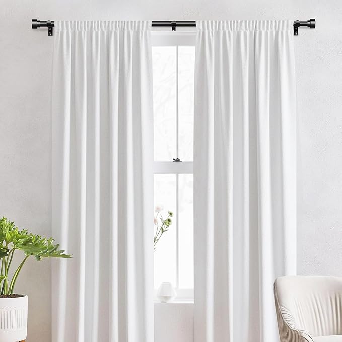 IFELS 2 Pack Heavy Duty Curtain Rods - Image 2