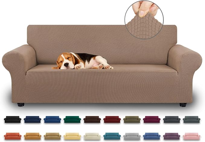 KEKUOU Stretch Sofa Cover Slipcover ，Couch Covers by KEKUOU