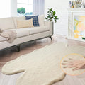 ORINOVA Light Brown Beige Fluffy Faux Fur Rugs by ORINOVA