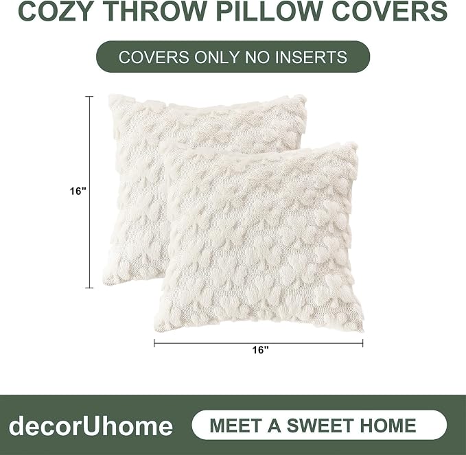 decorUhome St. Patrick’s Day Shamrock Pillow Covers 16x16 Inch Set of 2 - Image 9