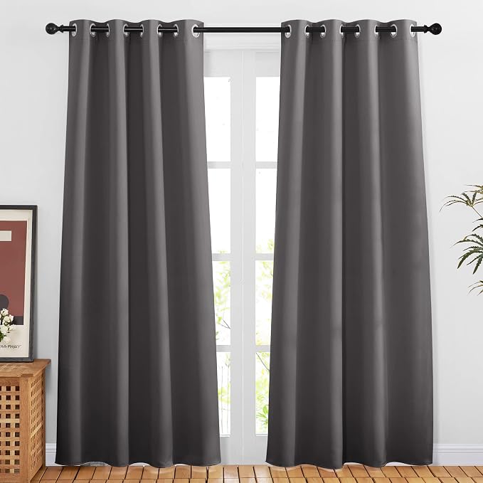 NICETOWN Blackout Doorway Curtains 80 inch Length by NICETOWN