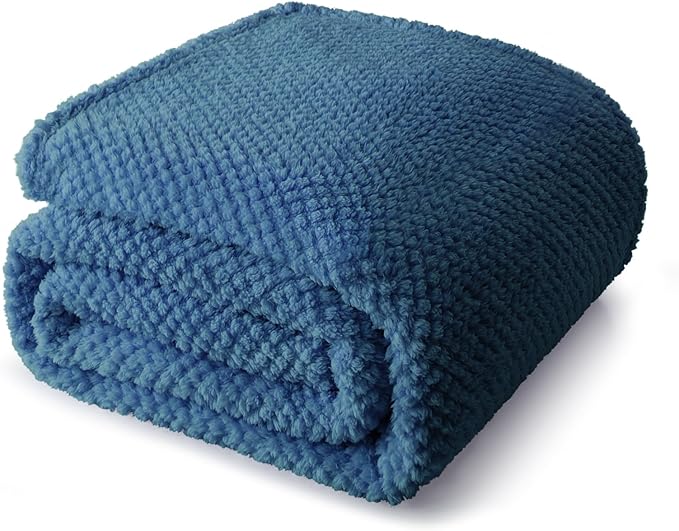 Whale Flotilla Twin Size Fuzzy Fleece Blanket by WHALEFLOTILLA
