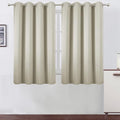 LEMOMO Light Beige Blackout Curtains/52 x 45 Inch Length Kids Curtains/Set of 2 by Lemomo