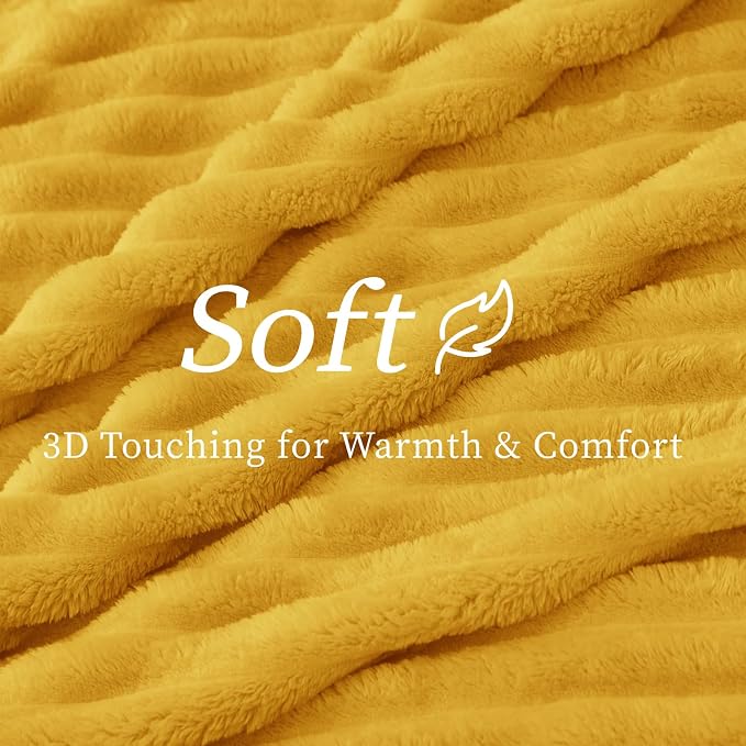 BEDELITE Twin Blanket for Couch & Bed, 300GSM Soft & Warm Fleece Blanket - Image 4