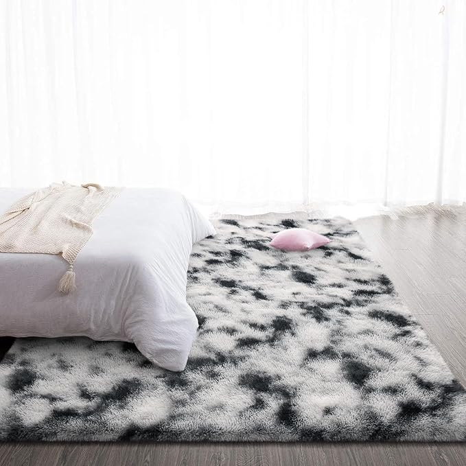 TWINNIS Super Soft Shaggy Rugs Fluffy Carpets, 5x8 Feet, Indoor Modern Plush - Image 5