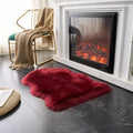EasyJoy Ultra Soft Fluffy Shaggy Area Rug Faux Fur Rug Chair Cover Seat Pad by EasyJoy