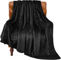BEDELITE Fleece Blanket Black Throw Blanket by BEDELITE