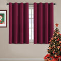 H.VERSAILTEX Blackout Curtains for Christmas Small Window Kitchen Blackout by HVERSAILTEX