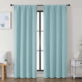 Simplebrand Ava Aqua Blackout Curtains by Simplebrand