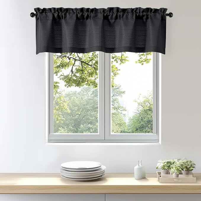 OWENIE Bob 1 PCS Black Valances by OWENIE