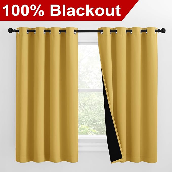 NICETOWN 100% Blackout Curtains - Image 2