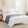 BOURINA Dark Grey Throw Blanket 50 x90 Inches Throw Textured Solid Soft Sofa by BOURINA