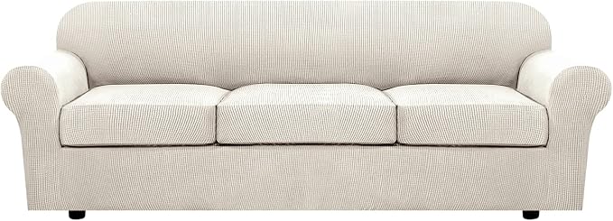 H.VERSAILTEX 4 Piece Stretch Sofa Covers by HVERSAILTEX