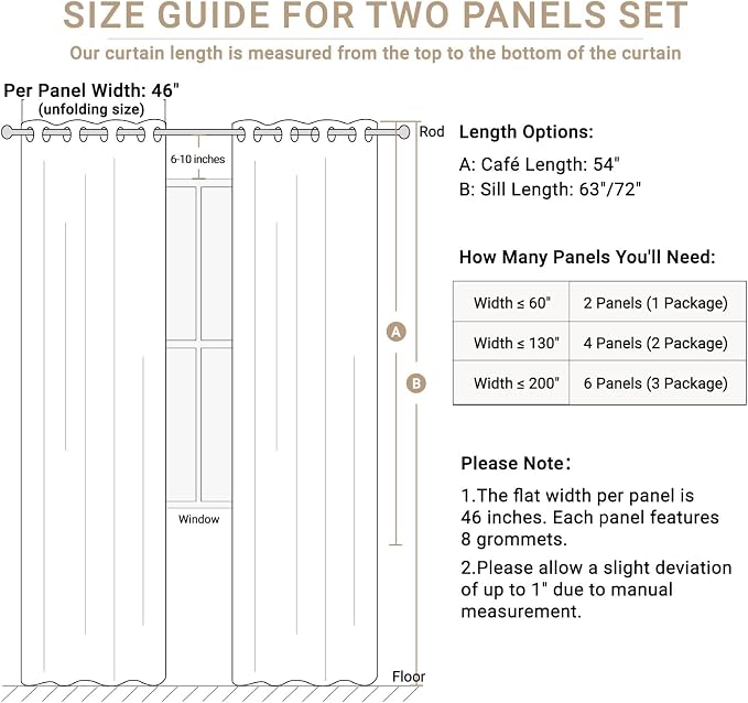 100% Blackout Linen Textured Short Small Curtains - Image 8