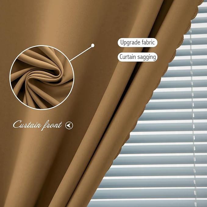 Self Adhesive Curtains, Stick Curtain Blackout Shades Window Cover Curtains - Image 6
