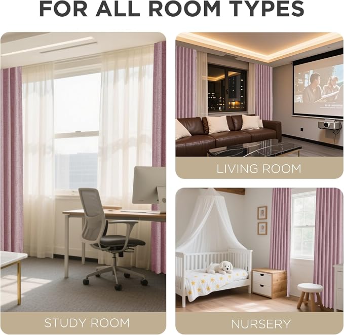Joydeco Blackout Curtains for Bedroom - Image 8