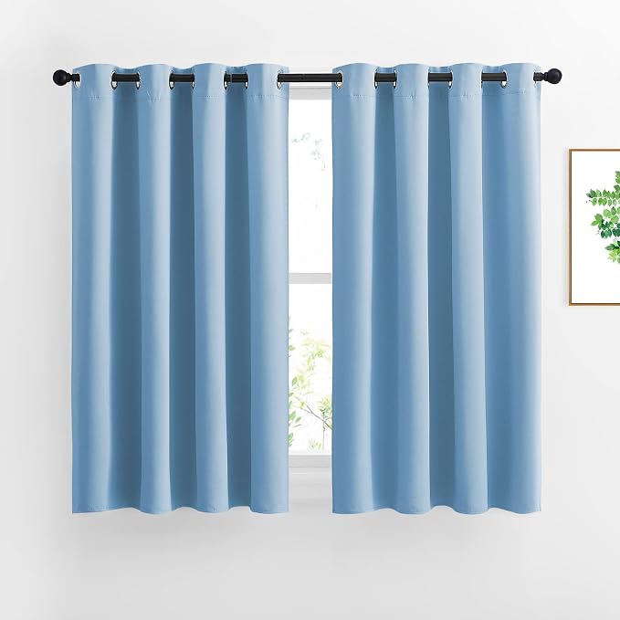 NICETOWN Blue Bedroom Blackout Curtains by NICETOWN