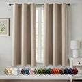 MIULEE Taupe Blackout Curtains by MIULEE