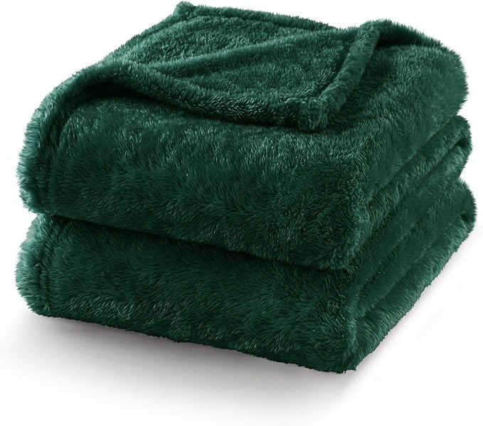 Exclusivo Mezcla Plush Fuzzy Fleece Bed Blanket Twin Size, Super Soft, Fluffy - Image 7