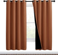 NICETOWN 100% Blackout Window Curtain Panels, Full Light Blocking Drapes by NICETOWN