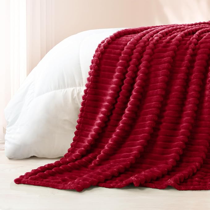 Exclusivo Mezcla Striped Twin Size Fleece Blanket - Image 6