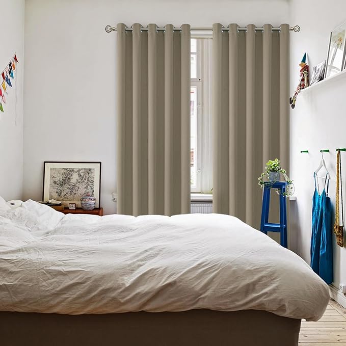 BGment Room Darkening Curtains 84 Inches Long - Image 2