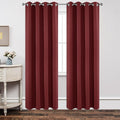 Joydeco Blackout Curtains 84 Inch Length 2 Panels Set, Thermal Insulated Long by JOYDECO