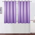 LEMOMO Lavender Blackout Curtains 52 x 54 Inch Length/Set of 2 Curtain by Lemomo