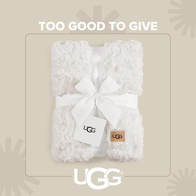 UGG Adalee Faux Fur Throw Blanket - Image 5