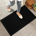 HIYARD Sturdy Front Door Mat, Absorbent Muddy Dirt Resist Welcome Door Mats by HIYARD