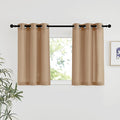 NICETOWN Camel Linen Kitchen Window Curtains Over Sink, Grommet Thick Linen by NICETOWN
