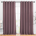 NICETOWN Blackout 102 inch Long Curtains, Thermal Insulated Grommet Light by NICETOWN