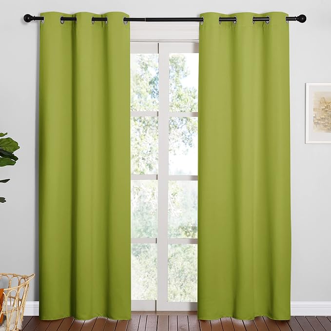 NICETOWN Window Treatment Thermal Insulated Solid Grommet Blackout - Image 2